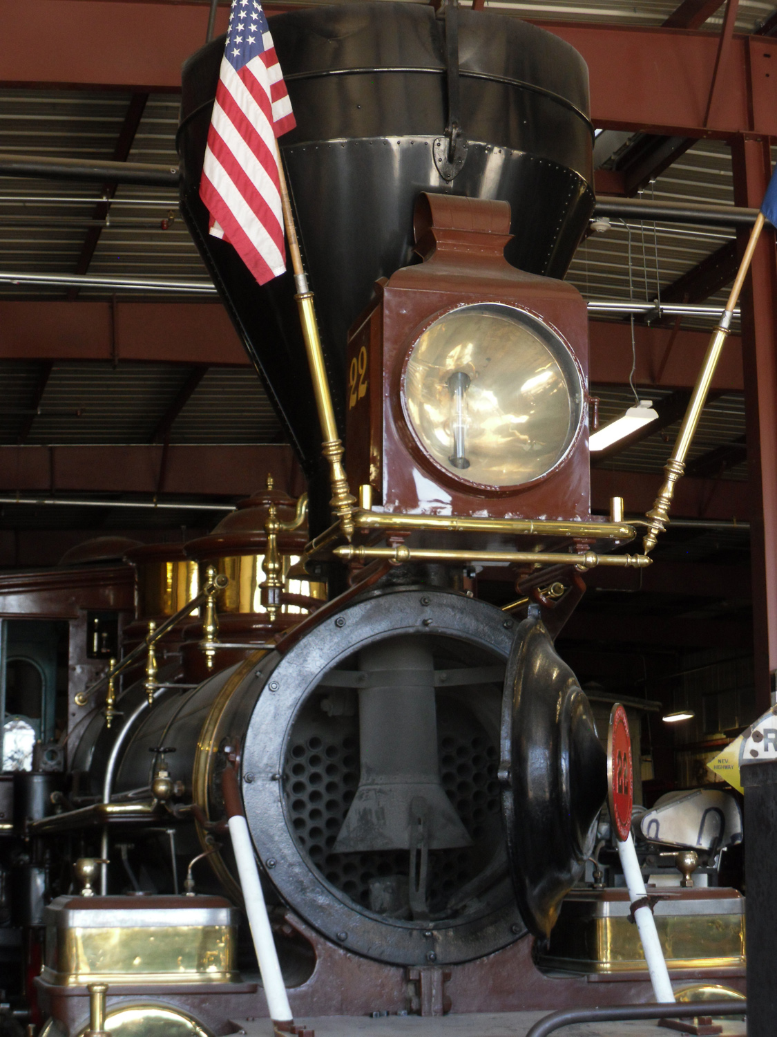 View of the Inyo boiler and venturi.